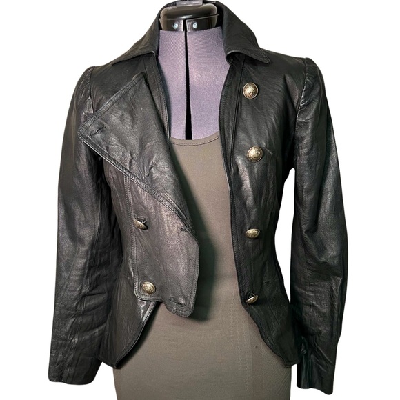 Illia women’s leather jacket size 6 - Picture 2 of 12